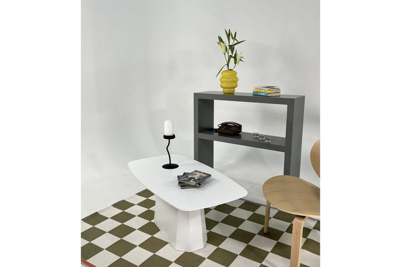Miu Sofabord 100 cm - Hvid - Møbler - Borde - Sofabord