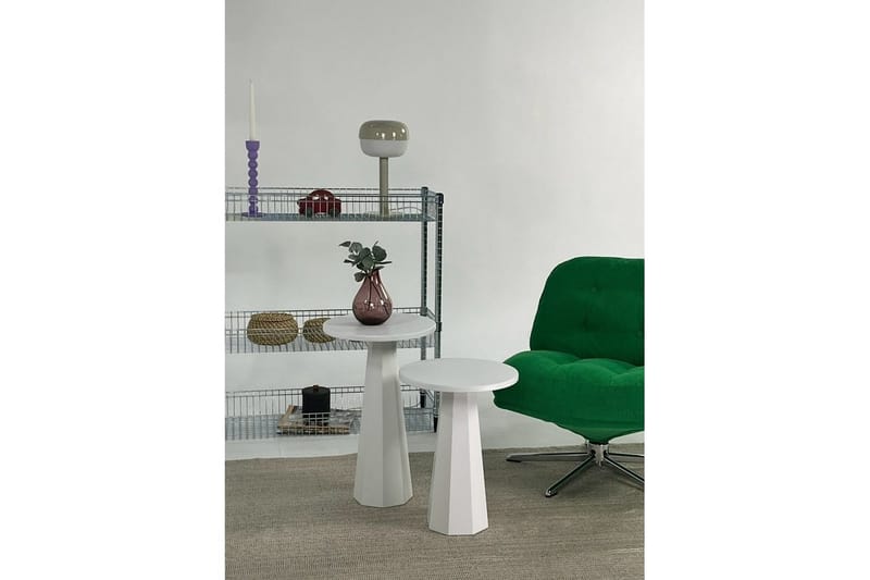Miu Sofabord 35 cm - Hvid - Møbler - Borde - Sofabord