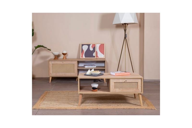 Mjudi Sofabord 55 cm - Brun - Møbler - Borde - Sofabord