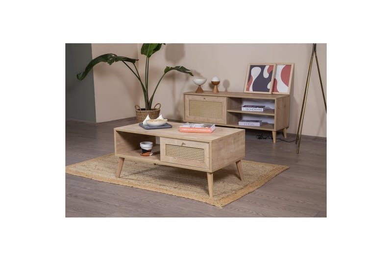 Mjudi Sofabord 55 cm - Brun - Møbler - Borde - Sofabord