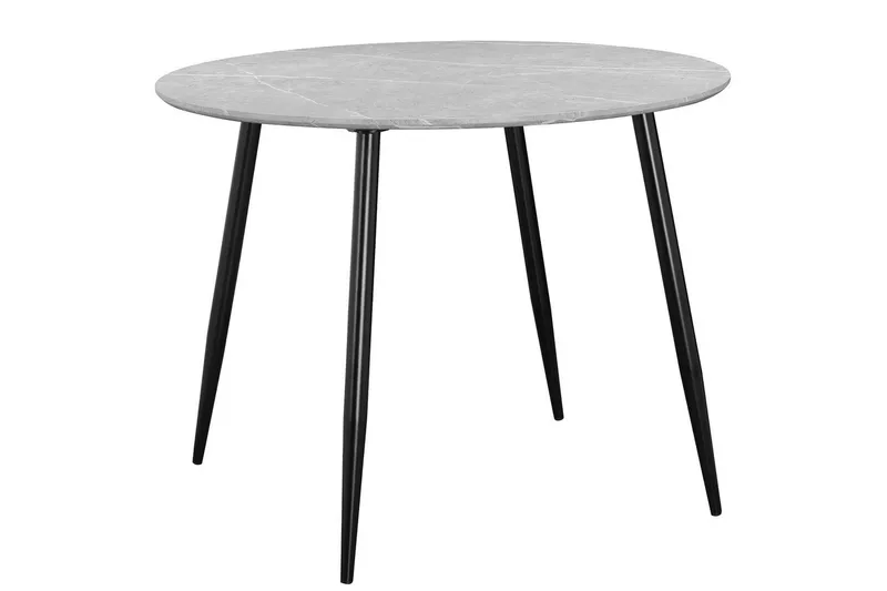 Monza Spisebord Rundt 100 cm, Grå