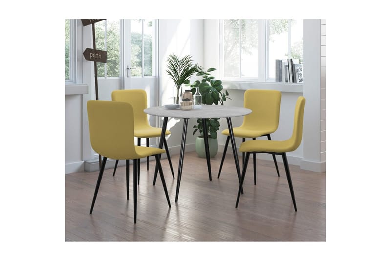 Monza Spisebord Rundt 100 cm - Grå - Møbler - Borde - Spisebord og køkkenbord