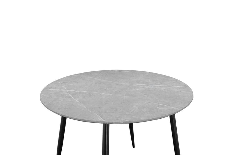 Monza Spisebord Rundt 100 cm - Grå - Møbler - Borde - Spisebord og køkkenbord