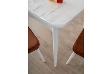 Morin Spisebord 130 cm Rektangulær - Hvid - Møbler - Borde - Spisebord og køkkenbord