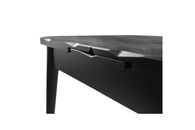 Morin Spisebord 130 cm Rektangulær - Sort - Møbler - Borde - Spisebord og køkkenbord