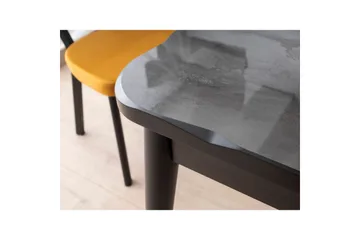 Morin Spisebord 130 cm Rektangulær - Sort - Møbler - Borde - Spisebord og køkkenbord