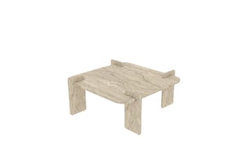 Morricus sofabord 90 cm kvadratisk - Travertin - Møbler - Borde - Sofabord