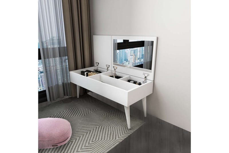 Morven Toiletbord 79,4 cm - Hvid - Møbler - Borde - Sminkebord & konsolbord
