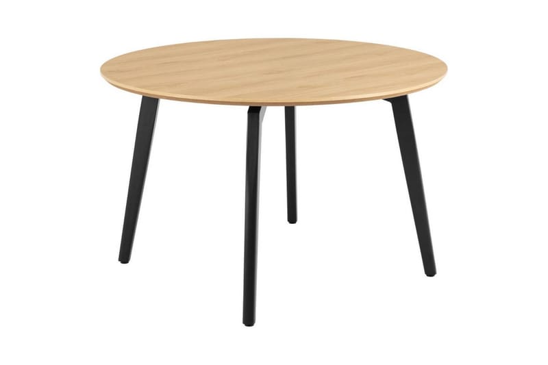 Motona Spisegruppe Rund 120 Cm + 4 Toroni Spisestuestole - Sort/Grøn - Møbler - Borde - Spisebordssæt