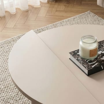 Mukund Rundt Sofabord i Lyst Træ - Beige - Møbler - Borde - Sofabord