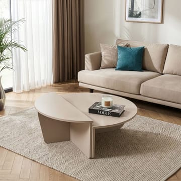 Mukund sofabord 90 cm rundt - Mink - Møbler - Borde - Sofabord