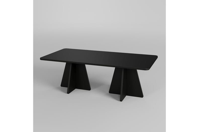 Munne Sofabord 120 cm, Sort