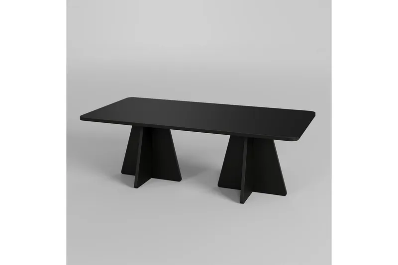 Munne Sofabord 120 cm, Sort