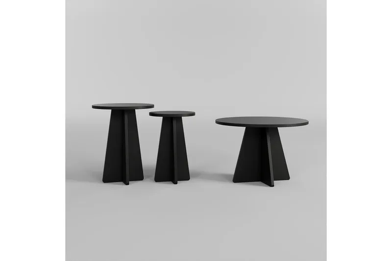 Munne Soffbord 40 cm, Sort