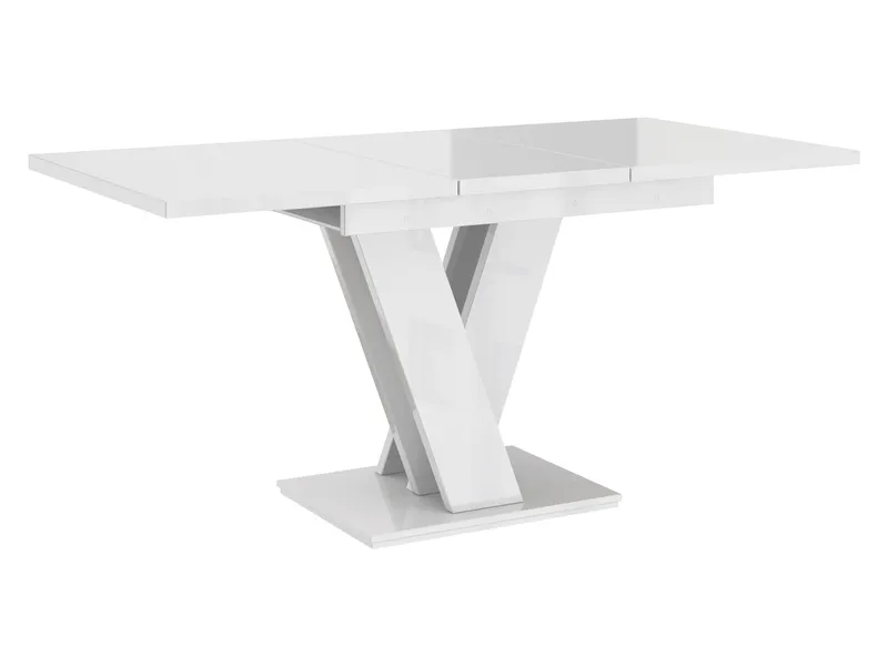 Nand Förlängningsbart Spisebord 120-160 cm Rektangulær - Hvid - Møbler - Borde - Spisebord og køkkenbord