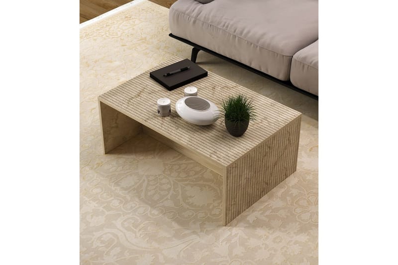 Naro Sofabord 90 cm - Beige - Møbler - Borde - Sofabord