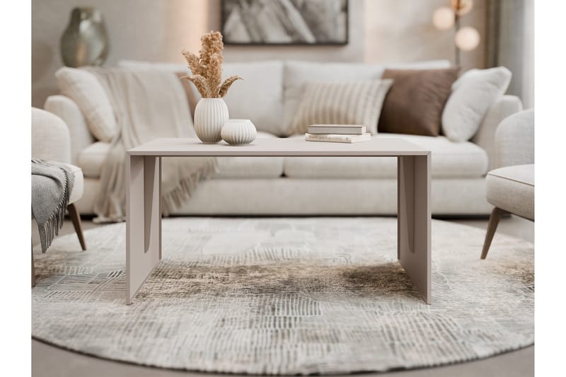 Nerima Sofabord 100 cm - Beige - Møbler - Borde - Sofabord