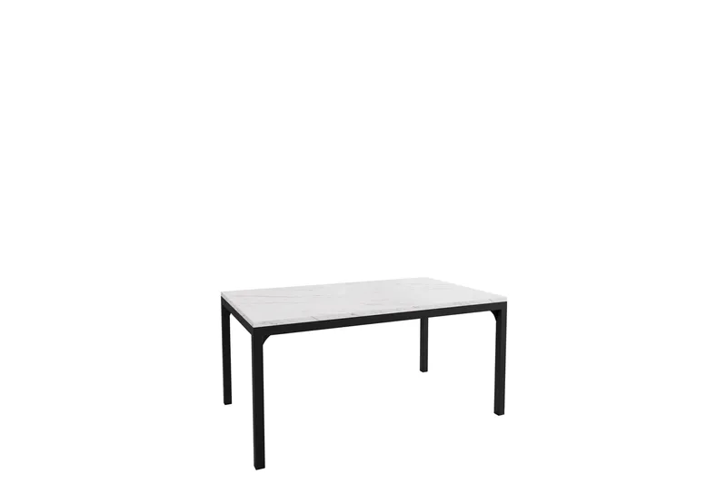 Nerima Sofabord 100 cm, Sort Og Hvid