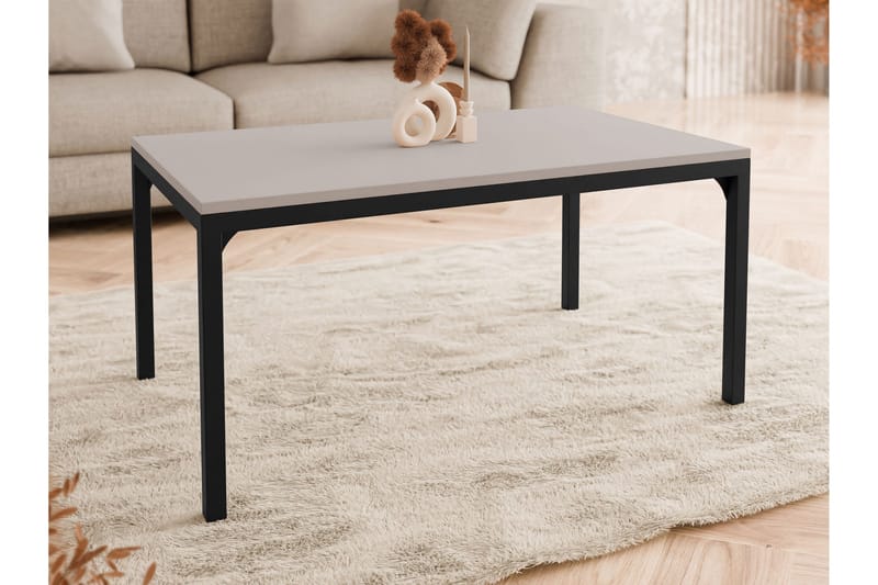 Nerima Sofabord 100 cm - Sort/Beige - Møbler - Borde - Sofabord