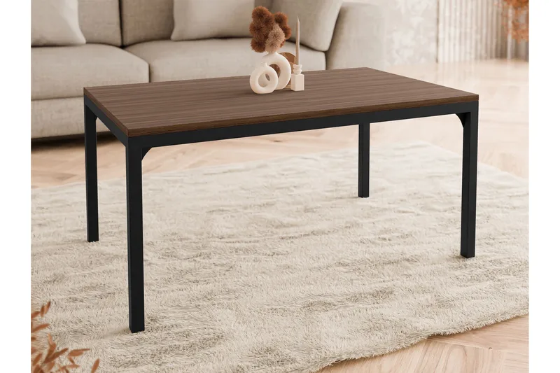 Nerima Sofabord 100 cm - Sort/Brun - Møbler - Borde - Sofabord