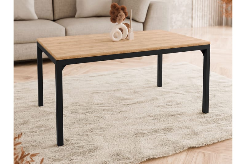 Nerima Sofabord 100 cm - Sort/Brun - Møbler - Borde - Sofabord