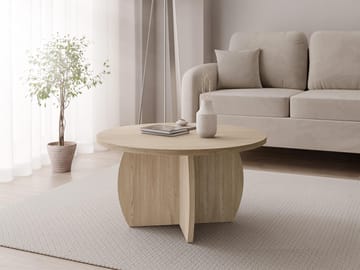 Neyloren Sofabord rundt 74 cm - lysebrun - Møbler - Borde - Sofabord