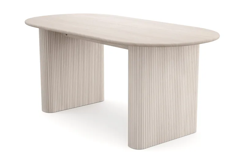 Noira Spisebord 180x90 cm, Hvidbejdset eg