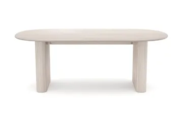 Noira Spisebord 220x100 cm - Hvidbejdset eg - Møbler - Borde - Spisebord og køkkenbord