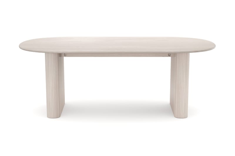 Noira Spisebord 220x100 cm - Hvidbejdset eg - Møbler - Borde - Spisebord og køkkenbord