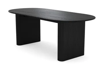 Noira Spisebord 220x100 cm - Sortbejdset eg - Møbler - Borde - Spisebord og køkkenbord