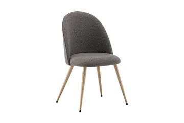 Noira spisebordssæt 160-220 cm med udtræk og 6 Nibe Plus spisestole - Eg - Møbler - Borde - Spisebordssæt