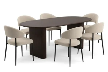 160-220 cm - Røget eg