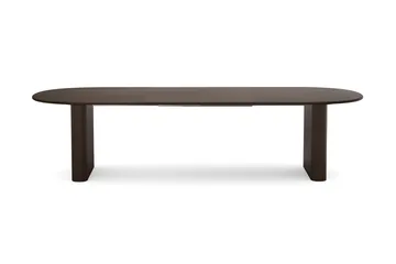 Noira spisegruppe med udtræk 220-320 cm røget eg med 6 Reciclar spisestole - Røget eg - Møbler - Borde - Spisebordssæt