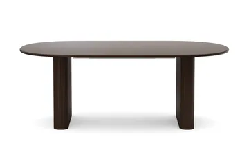 Noira Stort Spisebord med Udtræk 220-320x100 cm med Trælook og Look af Røget Eg - Røget eg - Møbler - Borde - Spisebord og køkkenbord