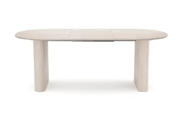 Noira Udtrækkeligt Spisebord 160/220x100 cm - Hvidbejdset eg - Møbler - Borde - Spisebord og køkkenbord