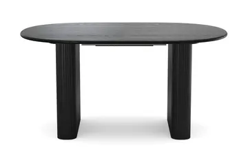 Noira Udtrækkeligt Spisebord 160/220x100 cm - Sortbejdset eg - Møbler - Borde - Spisebord og køkkenbord