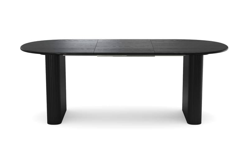 Noira Udtrækkeligt Spisebord 160/220x100 cm - Sortbejdset eg - Møbler - Borde - Spisebord og køkkenbord