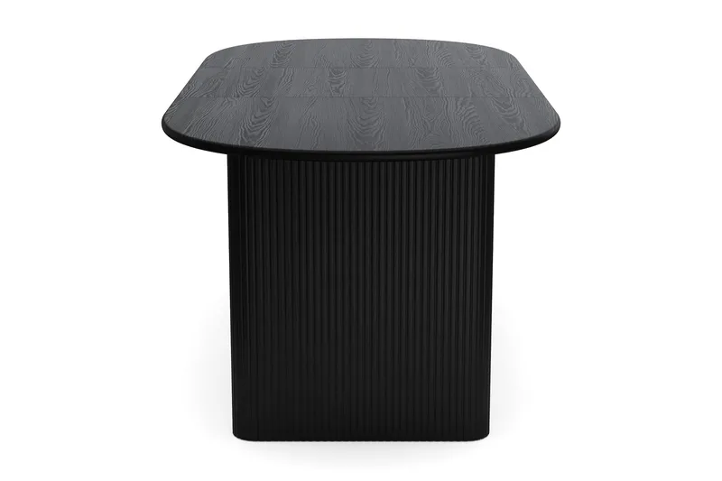 Noira Udtrækkeligt Spisebord 160/220x100 cm - Sortbejdset eg - Møbler - Borde - Spisebord og køkkenbord