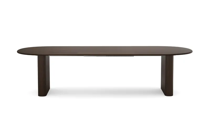 Noira Udtrækkeligt Spisebord 220/320x100 cm - Røget eg - Møbler - Borde - Spisebord og køkkenbord