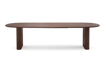 Noira Udtrækkeligt Spisebord 220/320x100 cm - Valnød - Møbler - Borde - Spisebord og køkkenbord