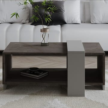 Norell Sofabord 90x40x49 cm - Gordion Marble og grå - Møbler - Borde - Sofabord