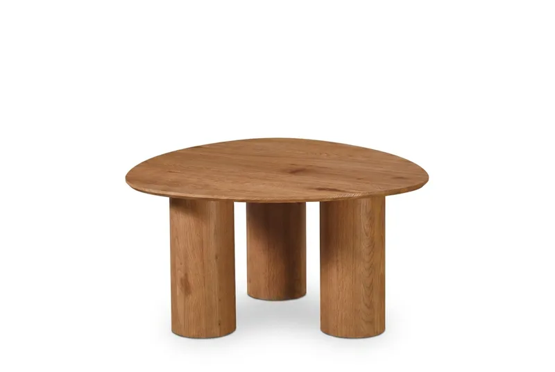 Nova sofabord trekantet 85 cm, Eg