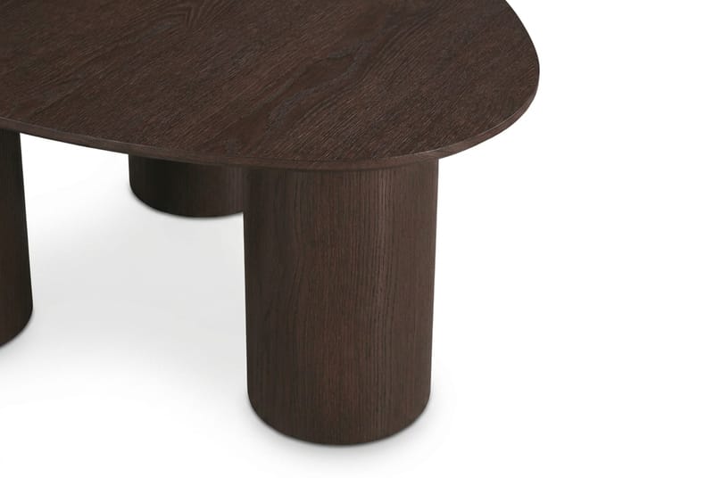 Nova Sofabord Trekantet 85 cm - Røget eg - Møbler - Borde - Sofabord