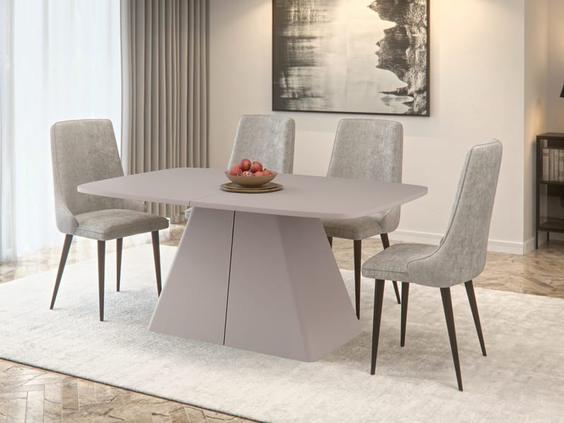 Novaj Spisebord udtrækkeligt 180-256 cm - beige - Møbler - Borde - Spisebord og køkkenbord