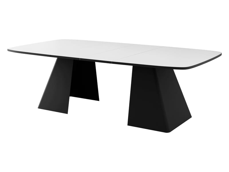 Novaj Spisebord udtrækkeligt 180-256 cm - Sort, grå - Møbler - Borde - Spisebord og køkkenbord