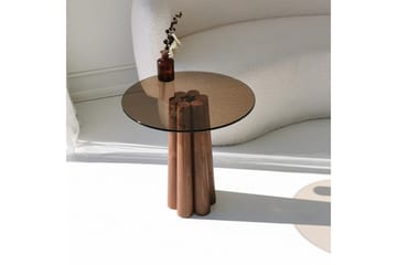 Novera Sofabord 50 cm - Bronze/Valnød - Møbler - Borde - Sofabord
