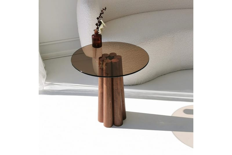 Novera Sofabord 50 cm - Bronze/Valnød - Møbler - Borde - Sofabord