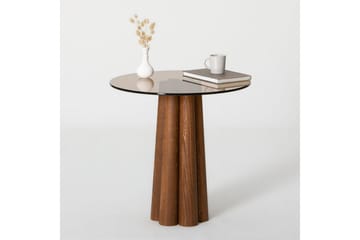 Novera Sofabord 50 cm - Bronze/Valnød - Møbler - Borde - Sofabord