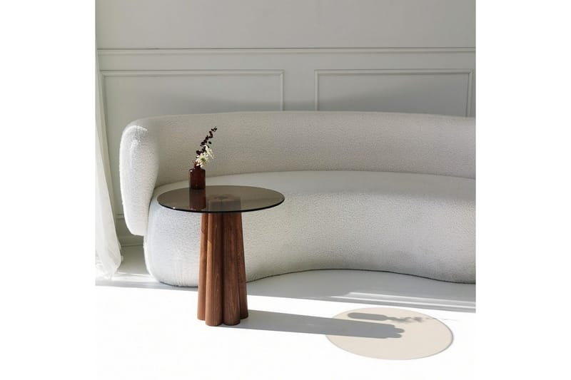 Novera Sofabord 50 cm - Bronze/Valnød - Møbler - Borde - Sofabord