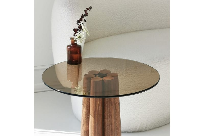 Novera Sofabord 50 cm - Bronze/Valnød - Møbler - Borde - Sofabord